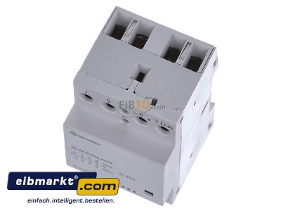 Ansicht oben vorne Finder 22.44.0.024.4310 Schtz fr Reiheneinbau 4S, 40A 