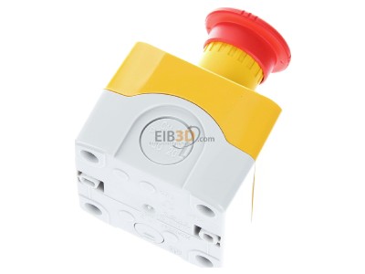 Top rear view Schneider Electric XALK178 Emergency stop complete IP66 
