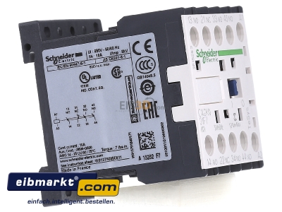 View on the left Schneider Electric CA2KN31F7 Contactor relay 110VAC 1NC/ 3 NO - 
