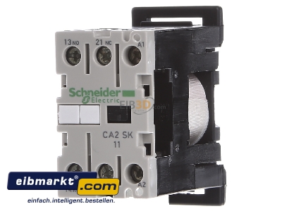 Front view Schneider Electric CA2SK11F7 Auxiliary relay 110VAC 1NC/ 1 NO
