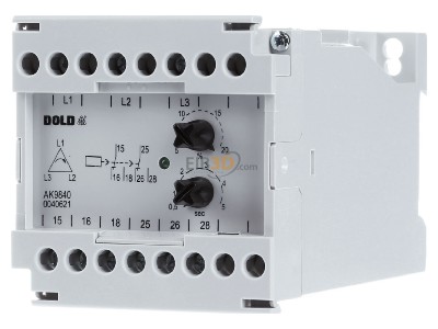 Front view Dold AK9840.82 400V Phase monitoring relay 
