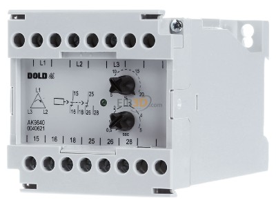 Frontansicht Dold AK9840.82 400V Asymmetrierelais 