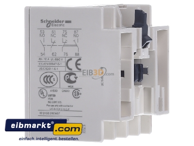 Ansicht rechts Schneider Electric LADC223 Hilfsschalterblock 2S, 2 