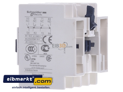 Ansicht rechts Schneider Electric LADN226 Hilfsschalterblock 2S, 2 
