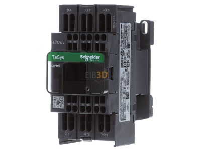 Frontansicht Schneider Electric LC1D123B7 Leistungssch�tz 3-polig, 1S, 1� 