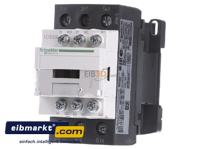 Frontansicht Schneider Electric LC1D326B7 Leistungsschtz 3-polig, 1S, 1 