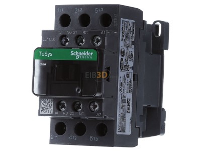 Frontansicht Schneider Electric LC1D38E7 Leistungssch�tz 3-polig, 1S, 1� 