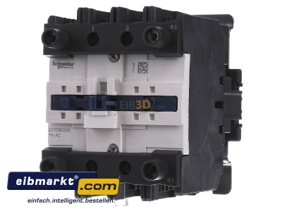 Frontansicht Schneider Electric LC1D80008F7 Leistungsschtz 2S, 2 