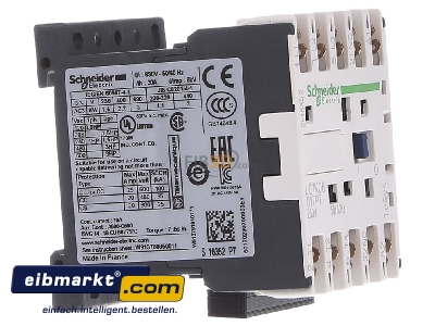 Ansicht links Schneider Electric LC1K06017P7 Leistungsschtz 3-polig, 1 