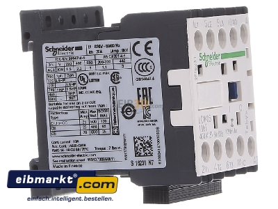 Ansicht links Schneider Electric LC1K0610N7 Leistungsschtz 3-polig, 1S 
