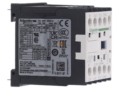 Ansicht links Schneider Electric LC1K09015B7 Leistungsschtz 3-polig, 1 
