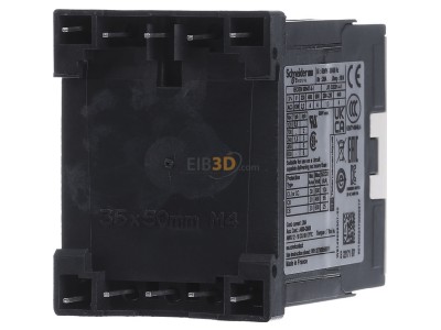 Ansicht hinten Schneider Electric LC1K09015B7 Leistungsschtz 3-polig, 1 