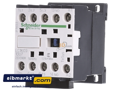 Frontansicht Schneider Electric LC1K0910U7 Leistungsschtz 3-polig, 1S 