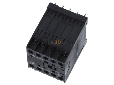 View up front Schneider Electric LC1K12105B7 Magnet contactor 12A 24VAC 
