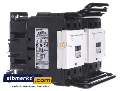 View on the left Schneider Electric LC2D80E7 Reversing combination 37kW 48VAC 
