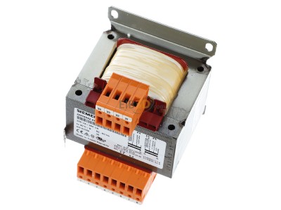 View up front Siemens 4AM4042-8ED40-0FA0 One-phase transformer 600V/230V 250VA 
