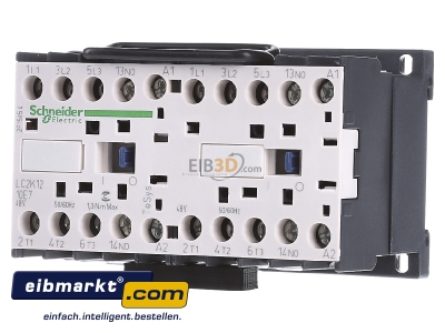 Frontansicht Schneider Electric LC2K1210E7 Wendeschtzkombination 5,5kW/400V/AC3 