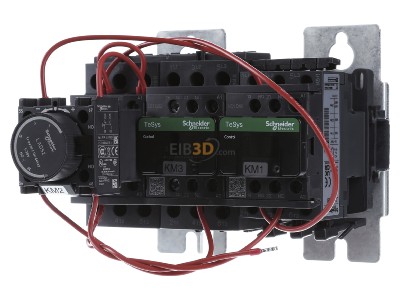 Frontansicht Schneider Electric LC3D32AB7 Sch�tzkombination Stern-Dreieck, 25kW 