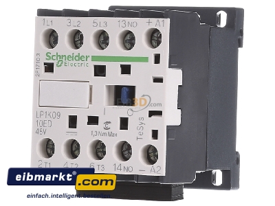Frontansicht Schneider Electric LP1K0910ED Leistungsschtz 3-polig, 1S 