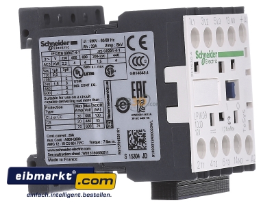 Ansicht links Schneider Electric LP1K0910JD Leistungsschtz 3-polig, 1S 