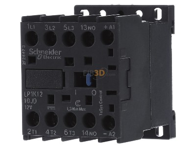 Frontansicht Schneider Electric LP1K1210JD Leistungssch�tz 3-polig 