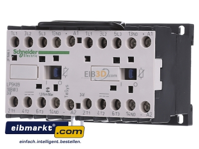 Frontansicht Schneider Electric LP5K0910BW3 Wendeschtzkombination 3p, 9A, Spule 24VDC 