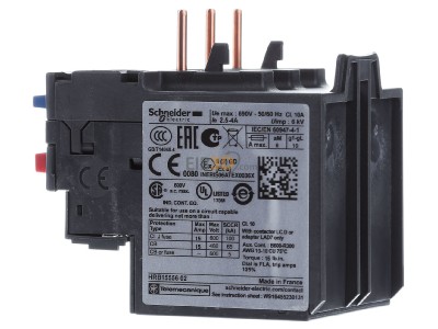 View on the right Schneider Electric LRD086 Thermal overload relay 2,5...4A 
