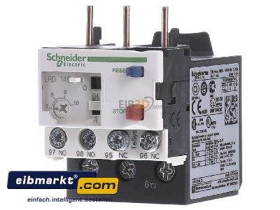 Front view Schneider Electric LRD146 Thermal overload relay 7...10A - 
