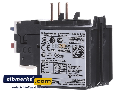 View on the right Schneider Electric LRD216 Thermal overload relay 12...18A

