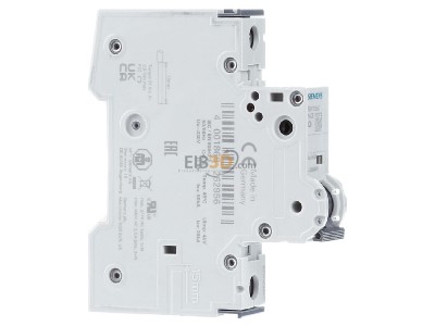 Ansicht links Siemens 5SY8106-7 LS-Schalter 25KA,1p,C,6A 