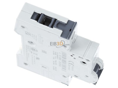 Ansicht oben links Siemens 5SY8106-7 LS-Schalter 25KA,1p,C,6A 