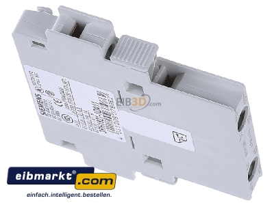 Ansicht oben links Siemens Indus.Sector 3RH1921-1DA11 Hilfsschalterblock DIN EN 50012 