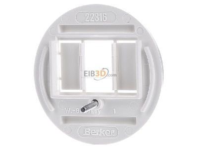 Back view Berker 1040 Central cover plate TAE 
