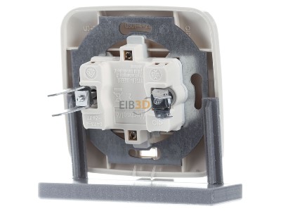 Back view Busch Jaeger 2610/6 UJ-212 3-way switch (alternating switch) 
