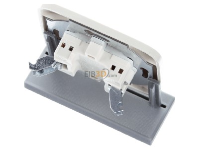 Top rear view Busch Jaeger 2610/6 UJ-212 3-way switch (alternating switch) 
