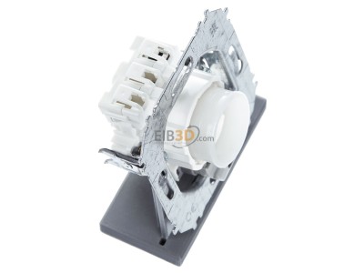 View top left Busch Jaeger 2001/6 UKGL-101 3-way switch (alternating switch) 
