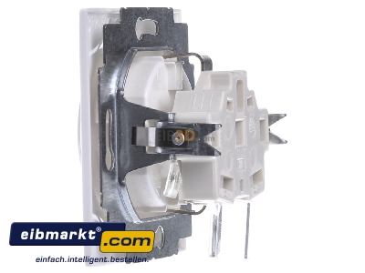 View on the right Busch-Jaeger 20 EUC-74 Socket outlet protective contact white
