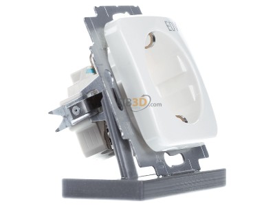View on the left Busch Jaeger 20 EUC/DV-214 Socket outlet (receptacle) 
