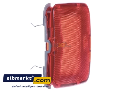 Ansicht links Busch-Jaeger 2526-12 Haube rt f�r Lichtsignal 