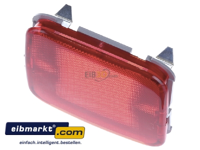 Ansicht oben vorne Busch-Jaeger 2526-12 Haube rt f�r Lichtsignal 