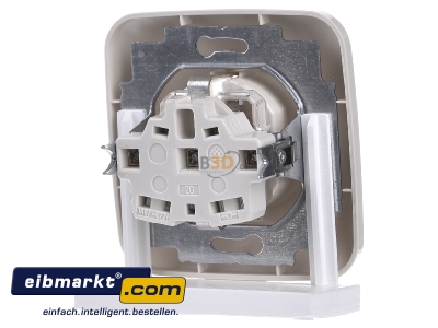Back view Busch-Jaeger 20 EUJKS-212 Socket outlet protective contact
