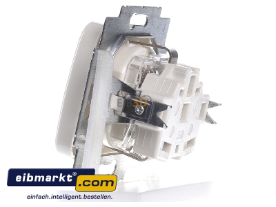 Ansicht rechts Busch-Jaeger 20 EUCKS-212 Steckdosen-Einsatz ws m.erhhtem Berhrs. 