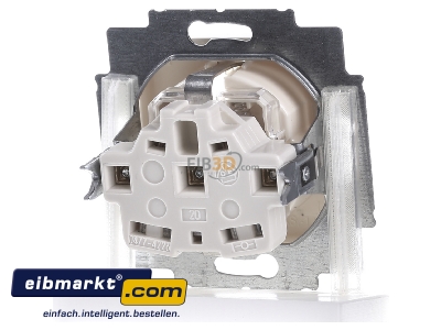 Back view Busch-Jaeger 20 EUCKS-212 Socket outlet protective contact white - 
