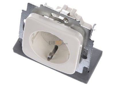 View up front Busch Jaeger 20 EUC-212 Socket outlet (receptacle) 
