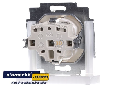 Back view Busch-Jaeger 20 EUCKS-214 Socket outlet protective contact white - 
