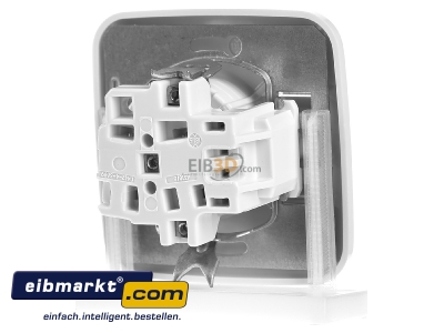 Back view Busch-Jaeger 4310/6 EUJ-212 Combination switch/wall socket outlet - 
