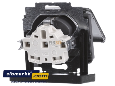 Back view Busch-Jaeger 20 EUK-20 Socket outlet protective contact 
