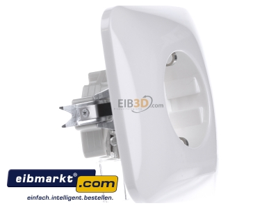 View on the left Busch-Jaeger 20 EUJKS-214 Socket outlet protective contact white
