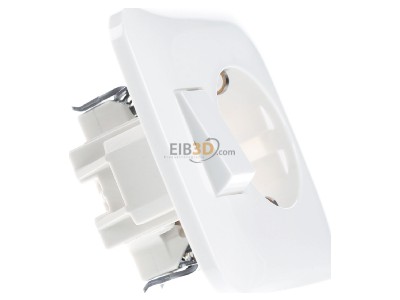 View on the left Busch Jaeger 4310/6 EUJ-214 Combination switch/wall socket outlet 
