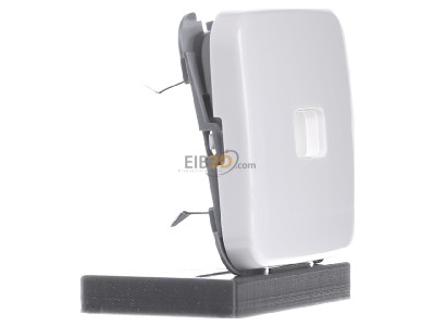 View on the left Busch Jaeger 2520-214 Cover plate for switch/push button white 
